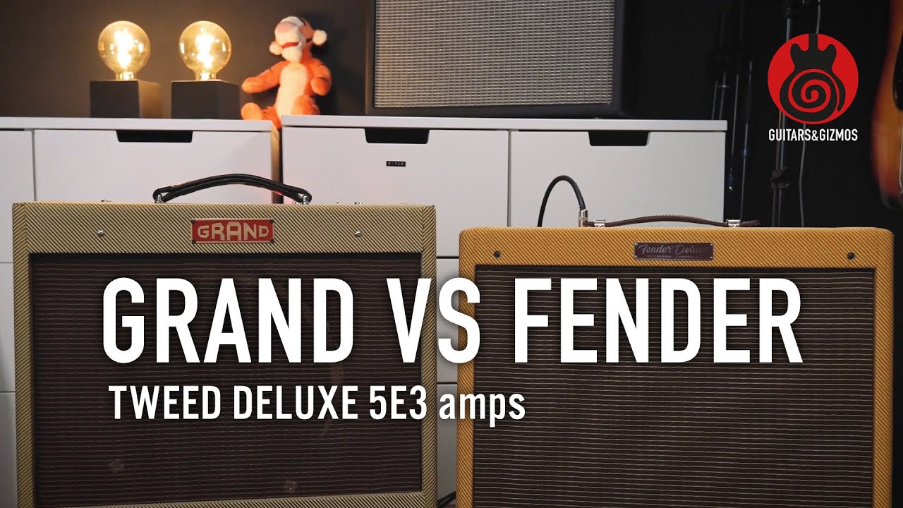 Fender Deluxe vs Grand Deluxe. 5E3 Tweed amp comparison.