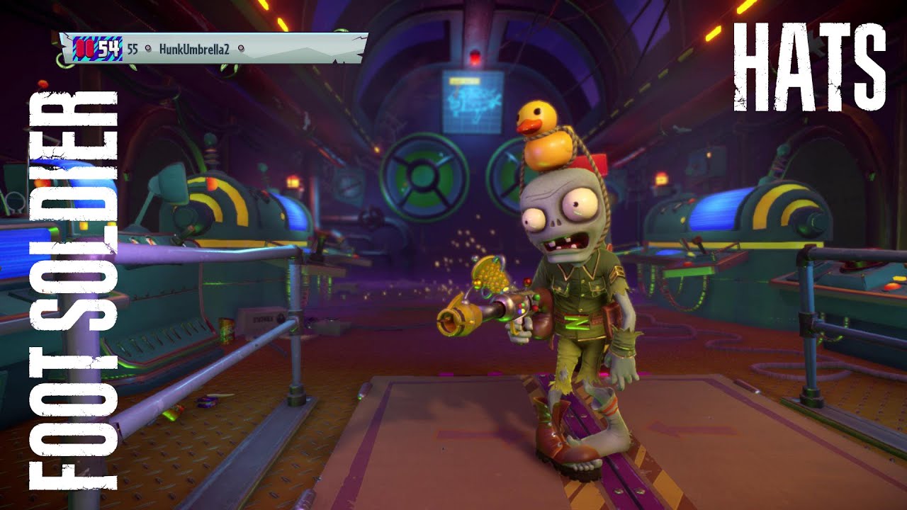 Foot Soldier Hats / Zombies / Plants vs Zombies Garden Warfare 2