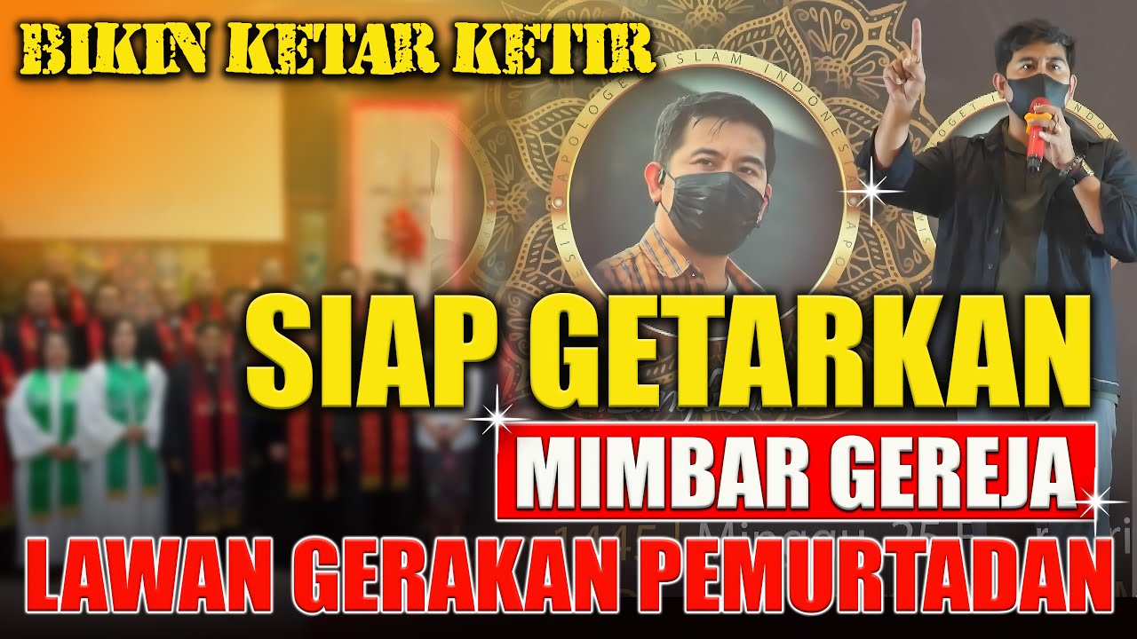 MENGGEBU..!! BANG ZUMA SIAP GETARKAN MIMBAR GEREJA DAN TANTANG PENDETA SELURUH INDONESIA