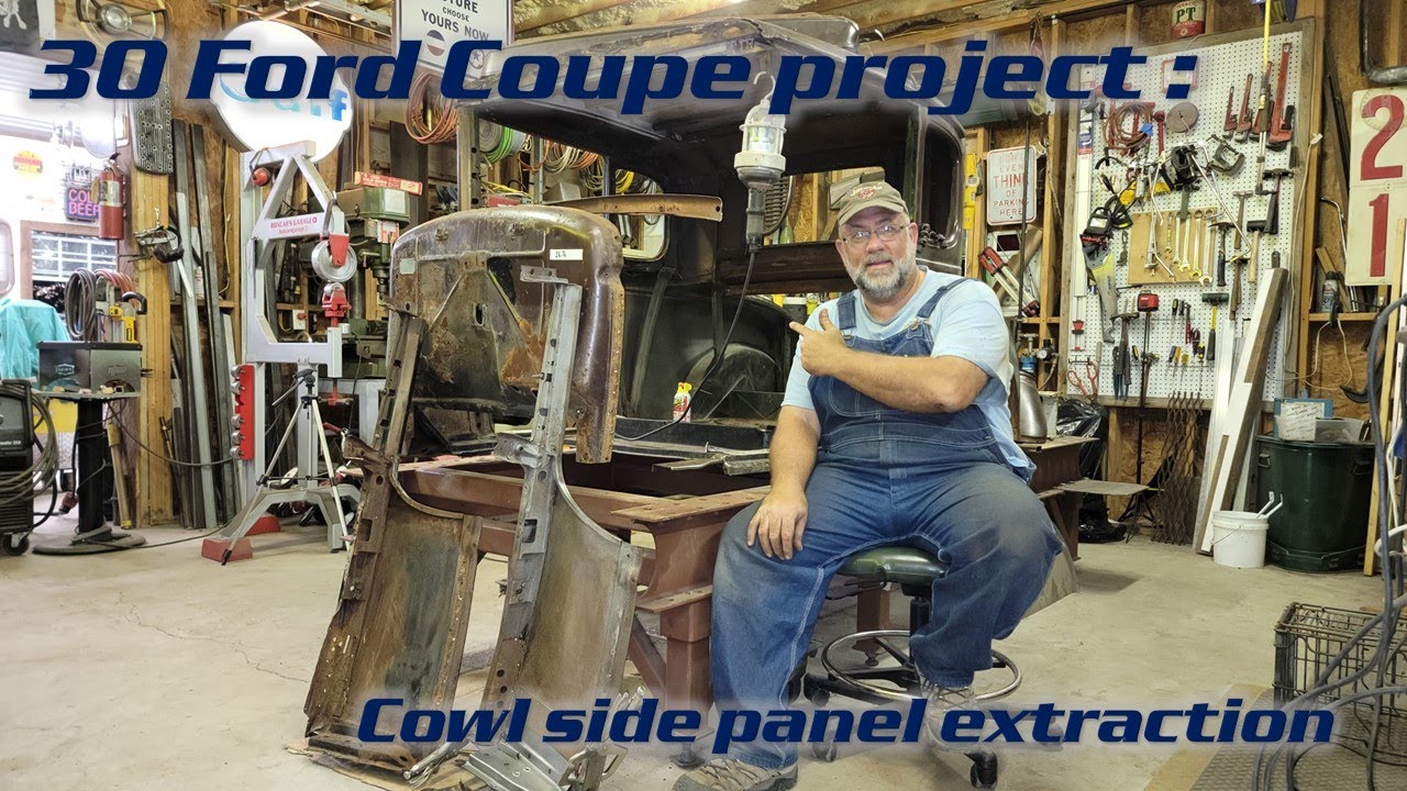 Model A Cowl side replacement