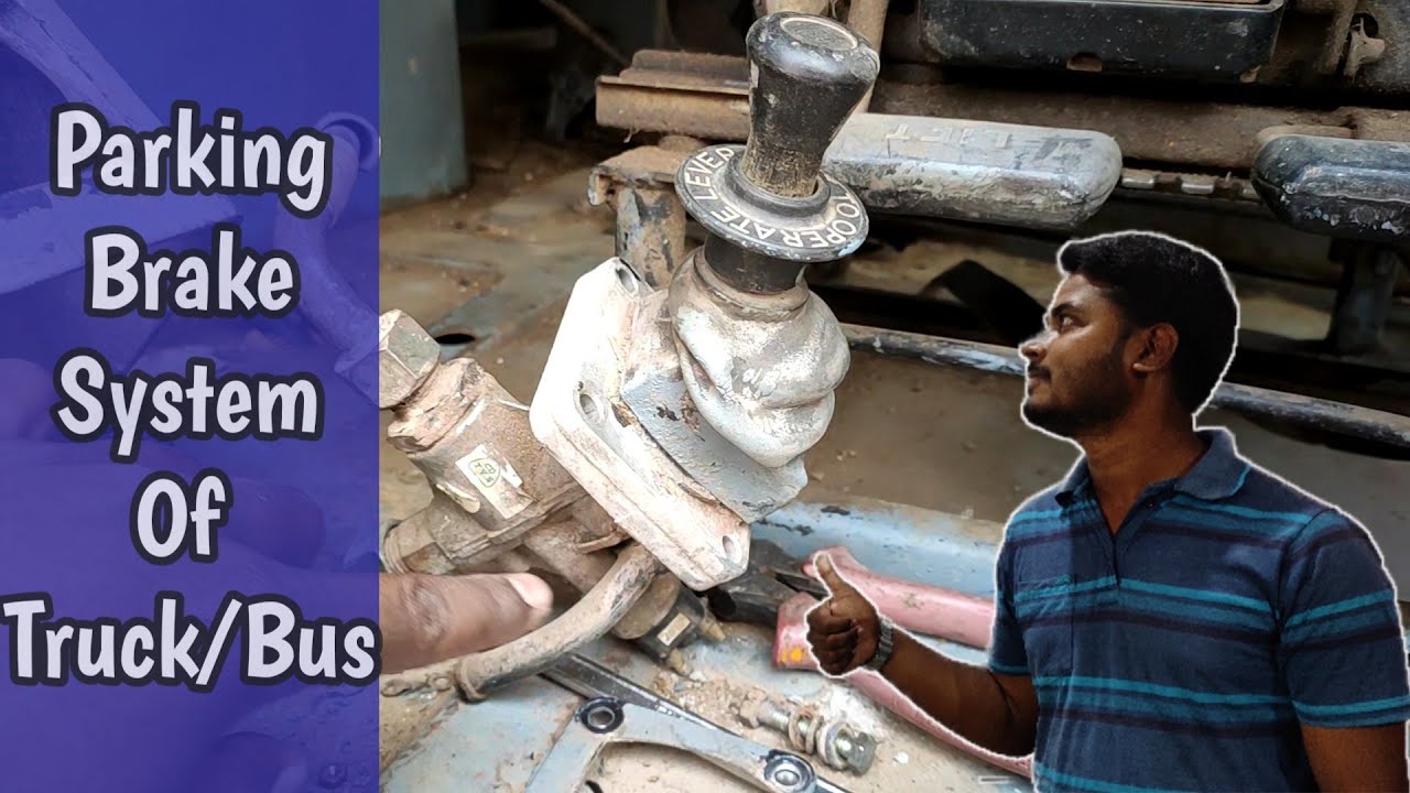 Truck/Bus Parking Brake System How to Works in Hindi ? Components & Pipe Connection. Auto Space.