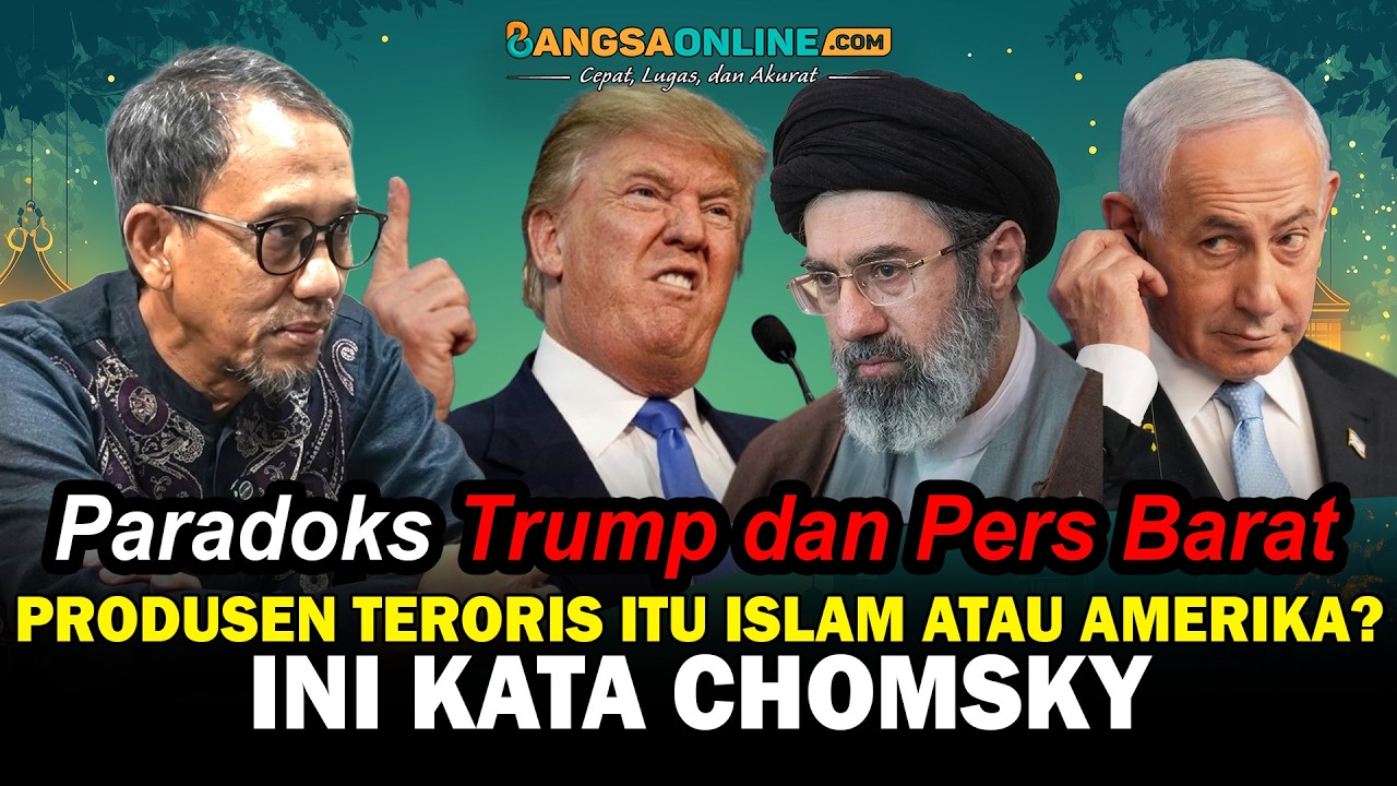Paradoks Trump dan Pers Barat, PRODUSEN TERORIS ITU ISLAM ATAU AMERIKA ⁉️