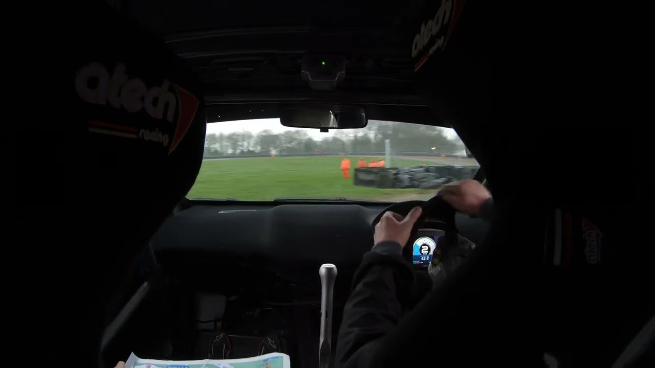 Brands Hatch winter stages 2022 on board with CMJ motors Craig Jones and Shaun Layland