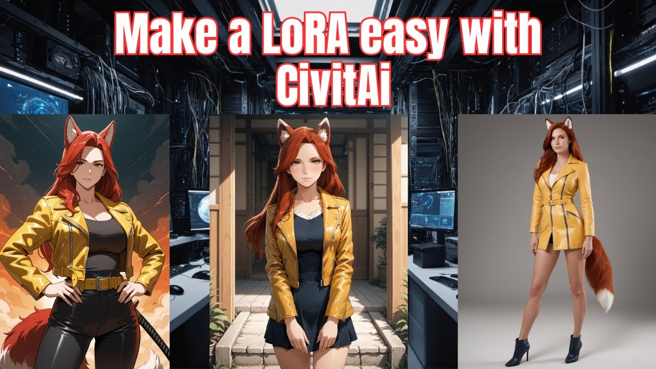 Создайте простую LoRA с помощью CivitAi