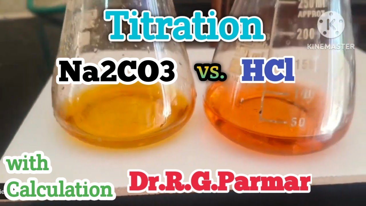 Titration of Na2CO3 vs HCl with Calculation
