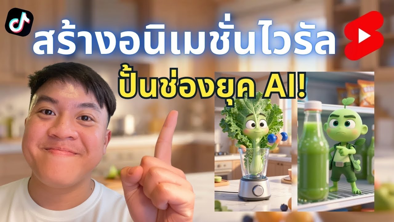 สร้างอนิเมชัน 3D Pixar ไวรัล “20 นาทีจบ!” (ทำด้วย n8n Workflow สำหรับ TikTok/YouTube Shorts)