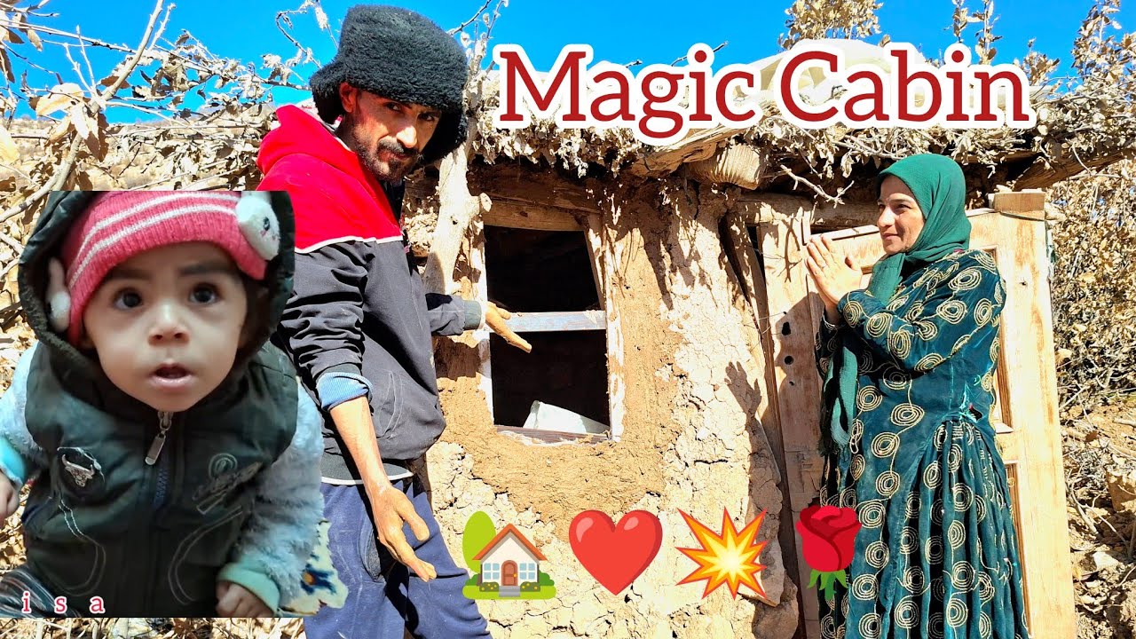 A young couple built an amazing cabin with love, which shocked everyone.❤️🔥