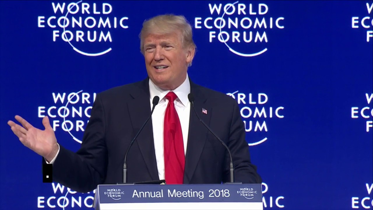 Donald Trump Speaks at Davos 2018