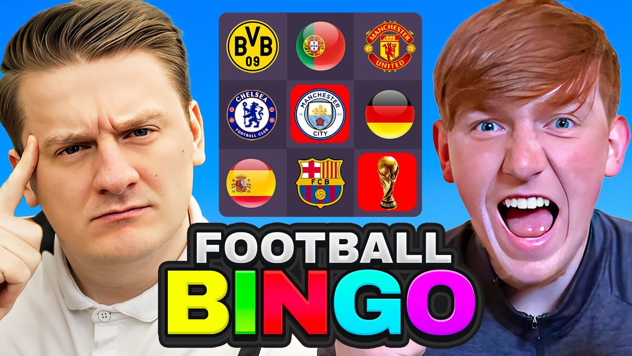 FOOTBALL BINGO Vs @angryginge13