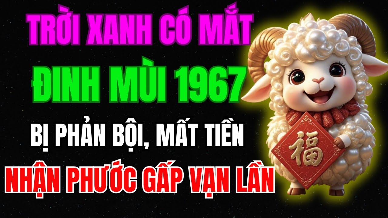 Trời Xanh Có Mắt, Đinh Mùi 1967 Phản Bội, Mất Tiền, Nhưng Hậu Vận Trời Ban Phúc Gấp Vạn lần