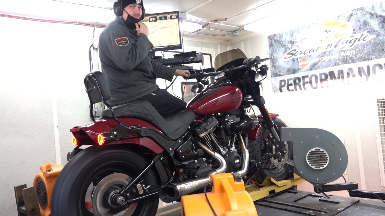 Harley-Davidson 131 Engine Horsepower Run - Fat Bob 114