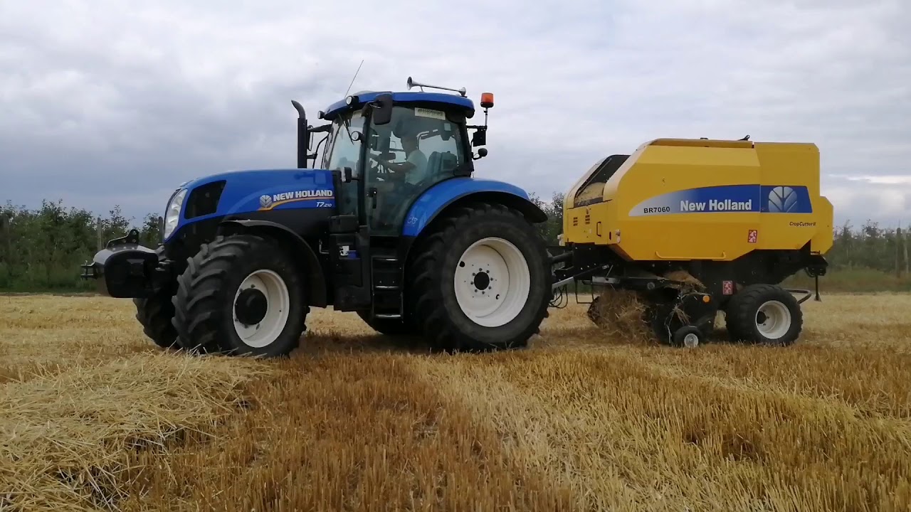 zdążyć przed deszczem / prasowanie new holland t7.210 / BR7060