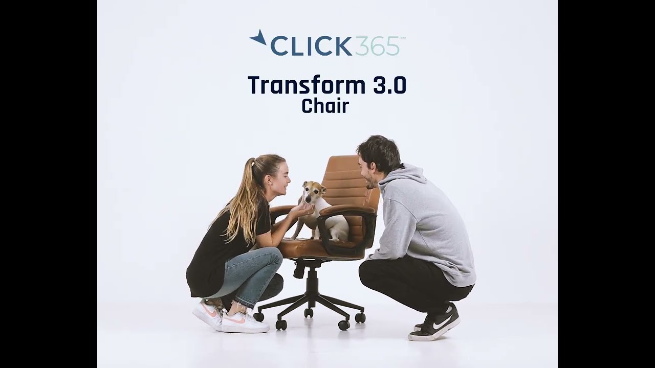 Click365 Transform 3.0 Extra Comfort Ergonomic Mid Back Channel Stitching Desk Chair