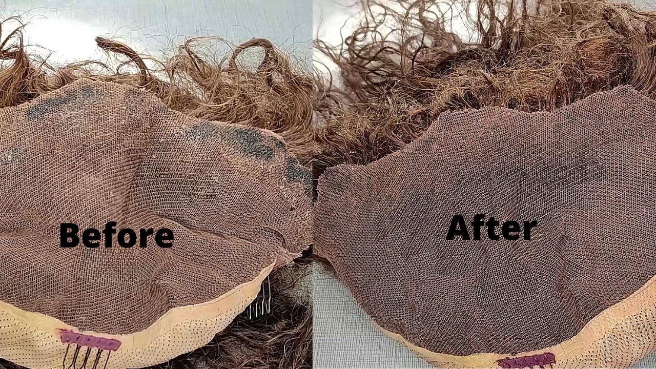 Remove old glue in less than 3 minutes from lace wig