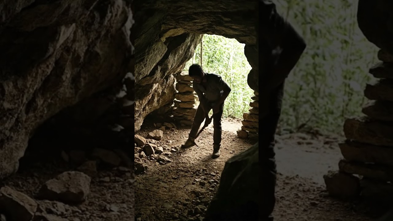 Alone, He Turned Cave into Luxury Home#dreamrout #viralvideo #viralreels #viralreels
