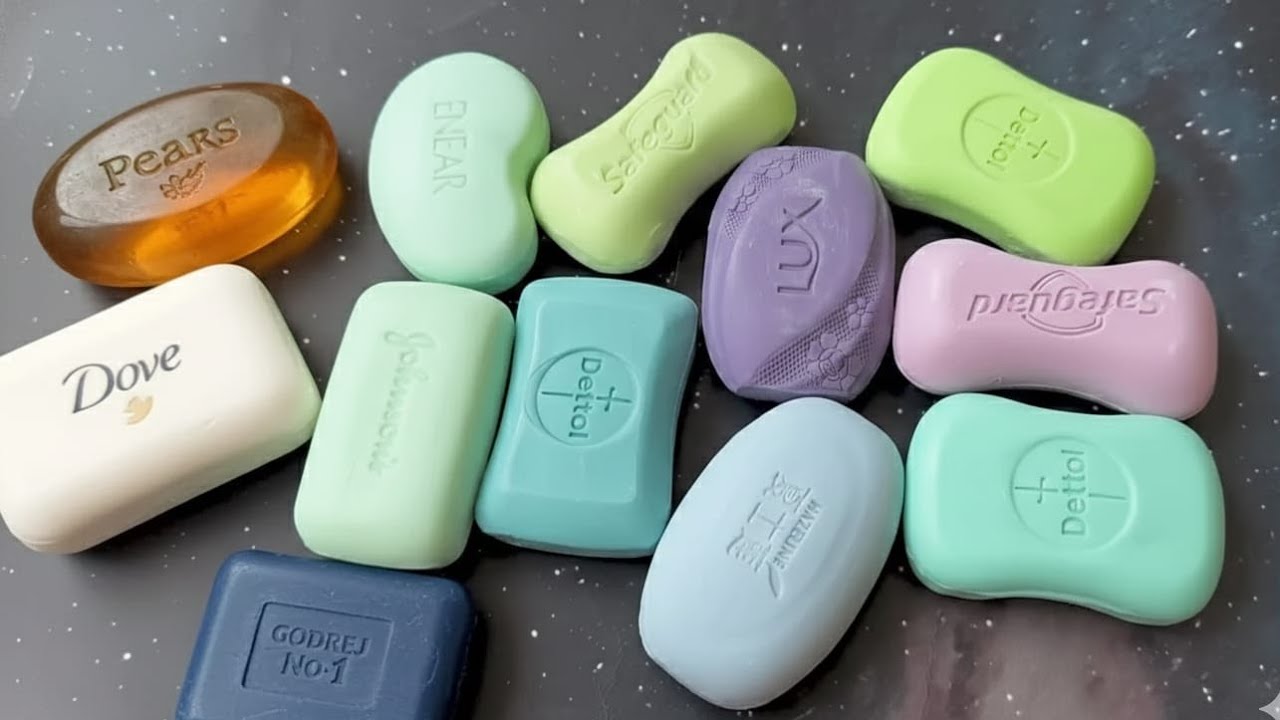 🤩Relaxing ASMR SOAP•Cutting Dry Soap•Bundle of mix colourful ✨ soap & cutting asmr