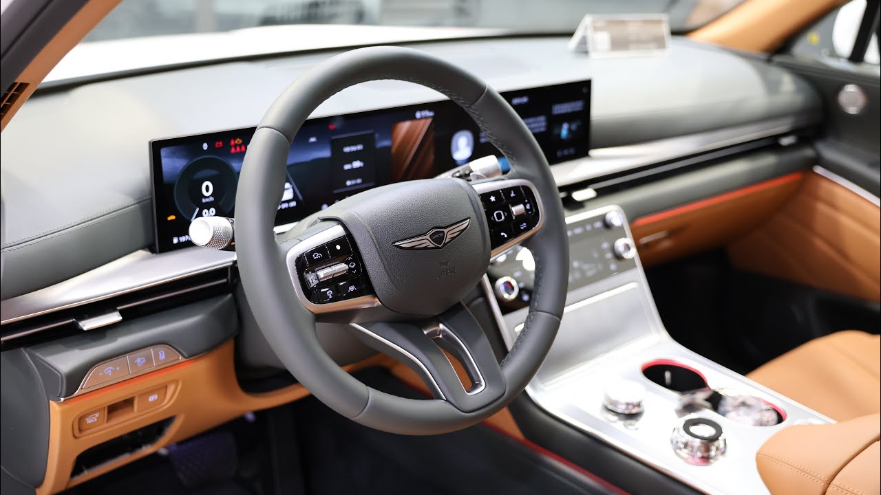 2025 GENESIS GV80 2.5T AWD 우유니 화이트, SDS1 스모키 그린/어반 브라운 실내외 영상