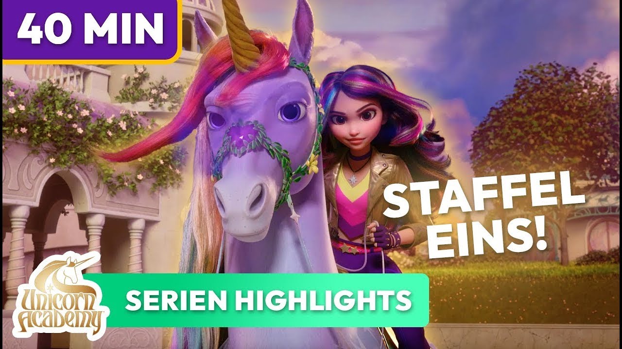 Unicorn Academy Die komplette  1. STAFFEL!  (in nur 40 Minuten) | Cartoons f&uuml;r Kinder