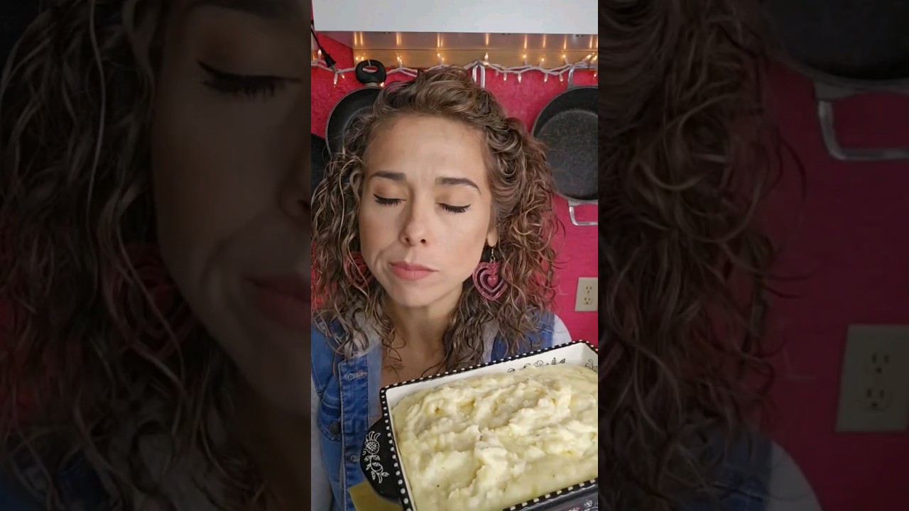 Pur&eacute; de papa #puredepapa #mashpotato #mashpotatoes #cremoso #delicioso #christmas #recipevideo