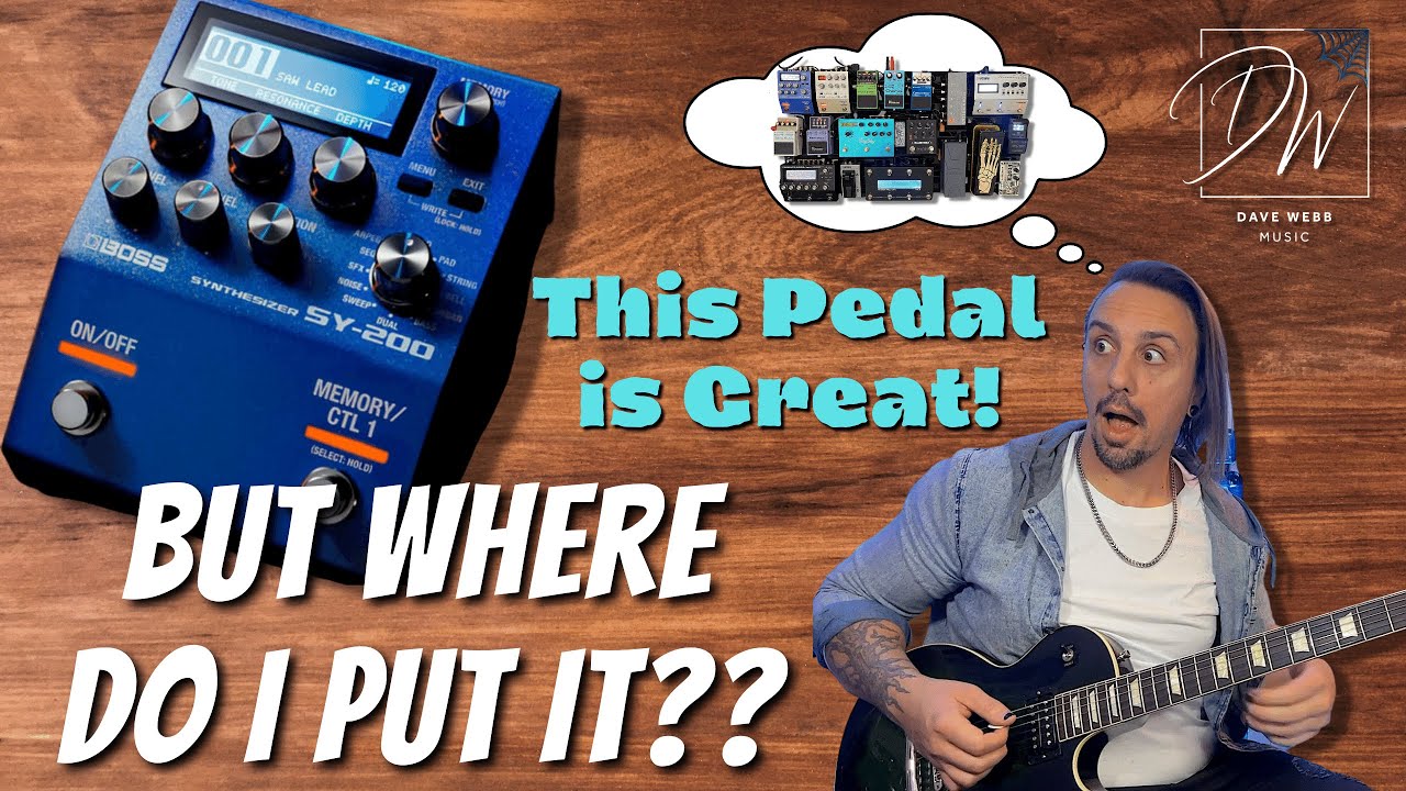 How To Put The SY200 Into Your Pedalboard - GT1000 Core
