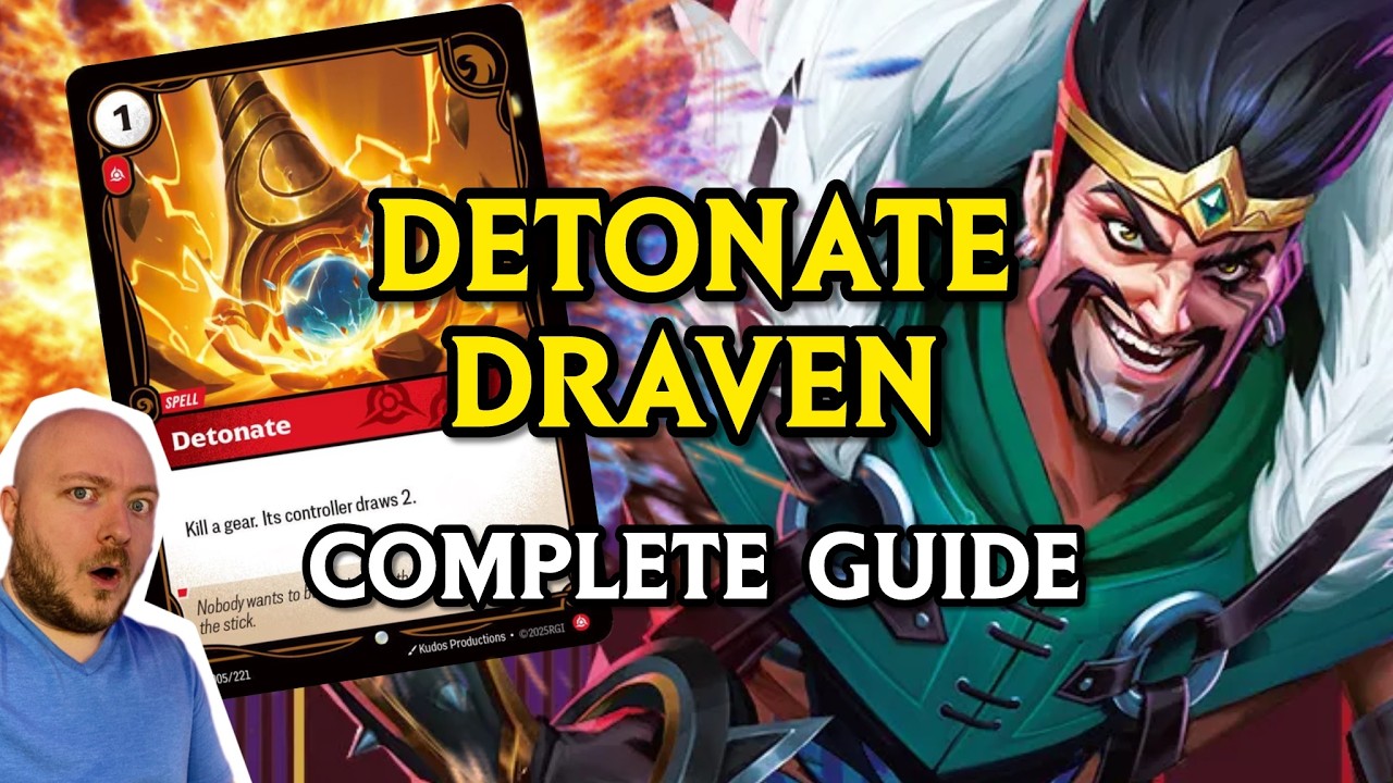 Полное руководство по Detonate Draven | Законно подберите свою колоду! | Rifbound: League of Legends