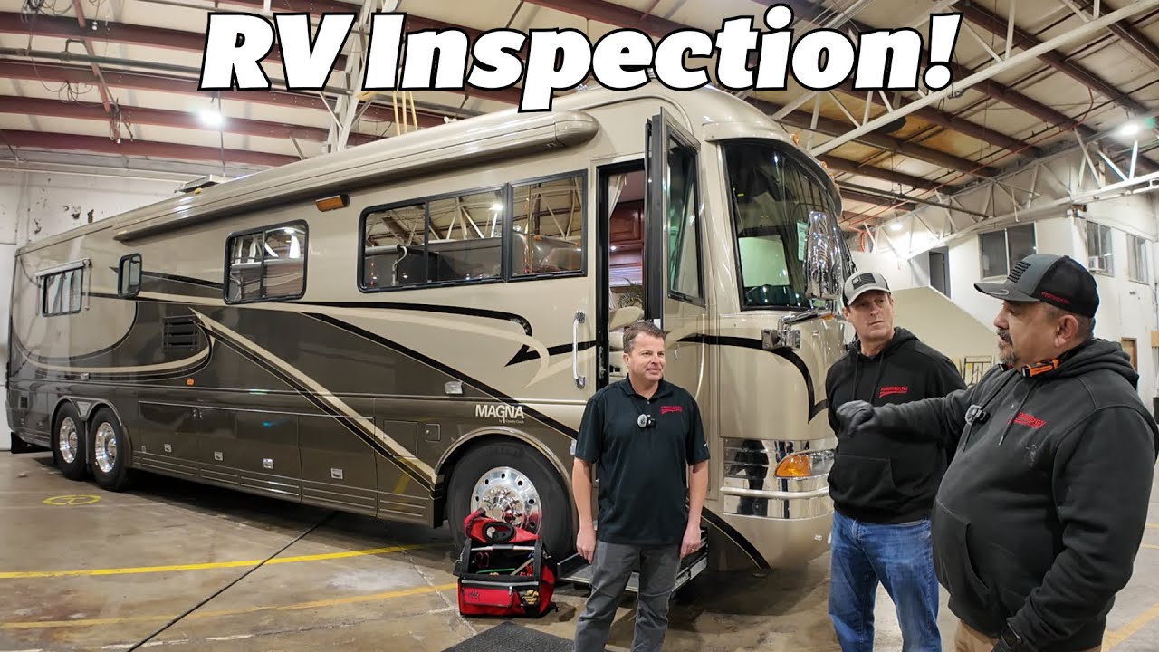 Pre Delivery Inspection on a 2002 40' Magna!