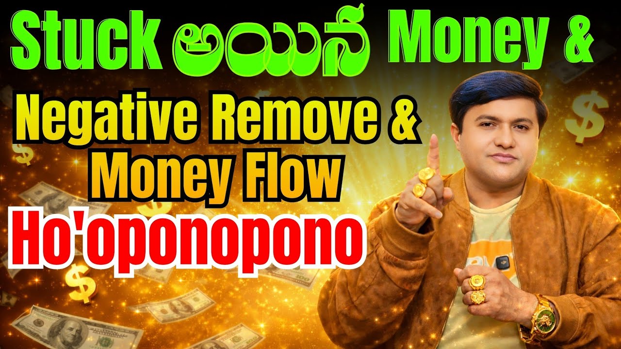 Stuck అయిన Money Release & Negative Remove & Money Flow & Ho'Oponopono ద్వారా | @HooponoponoSuresh 