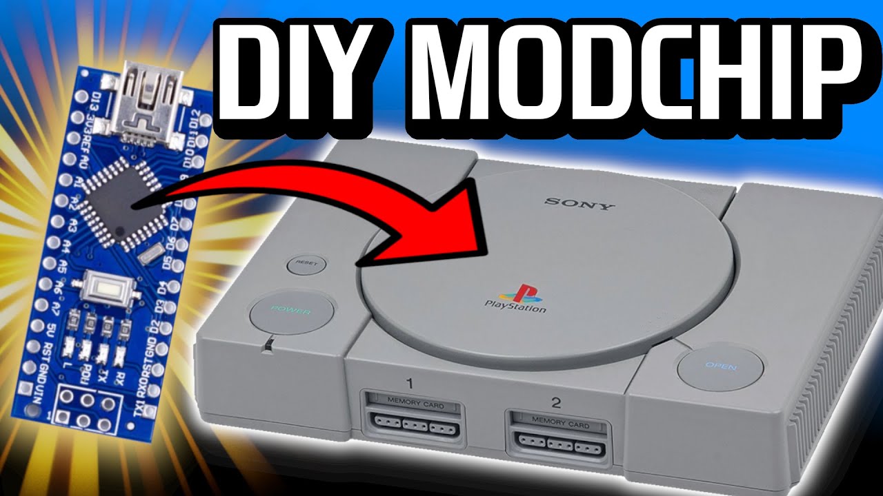У моей PlayStation есть Arduino Modchip! — Установка PSNee