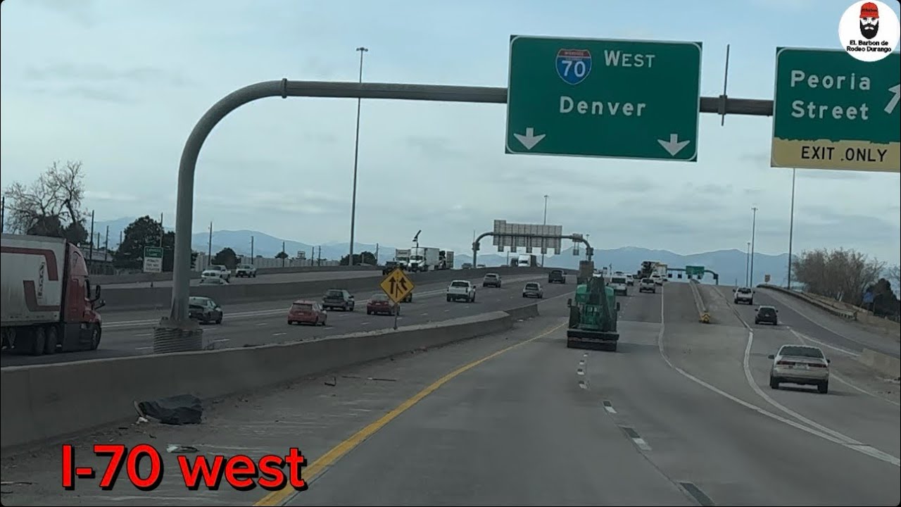 Las carreteras de Denver Colorado me trasladan de un lado para otro 
