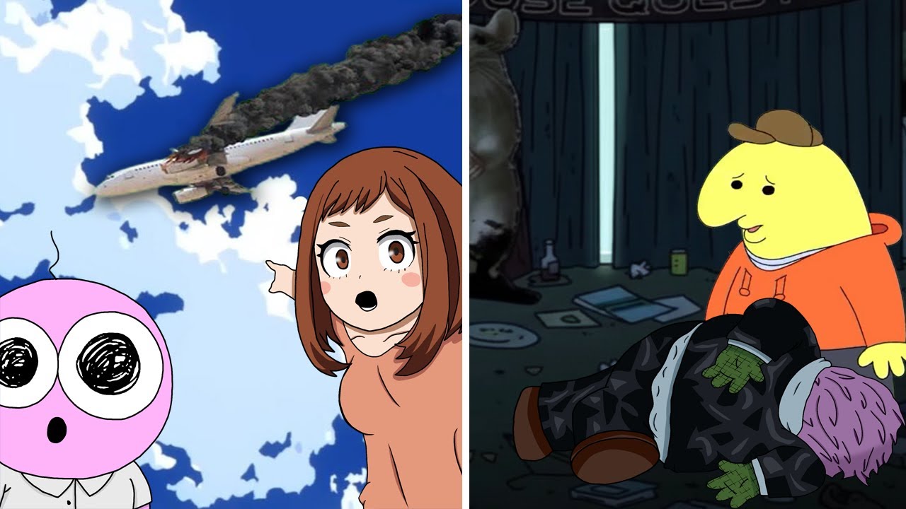 ¿Y si los Smiling Friends llegaran a My hero academia? Parte 2