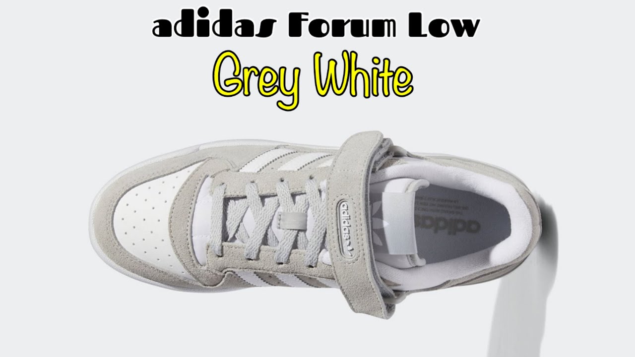 GREY WHITE 2022 adidas Forum Low