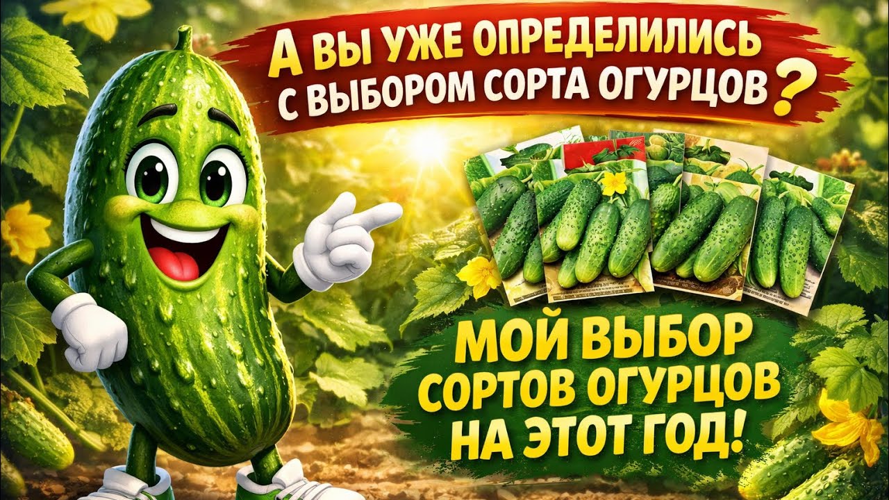 КАКИЕ СОРТА ОГУРЦОВ 🥒 ВЫБРАЛА НА 2026 👩&zwj;🌾🥒