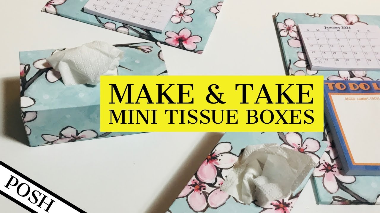 ⭐️JUST FOR YOU⭐️DIY Little Tissues Boxes & 2021 Calendars/ Make & Carry Tissue Boxes/GREAT GIFT IDEA