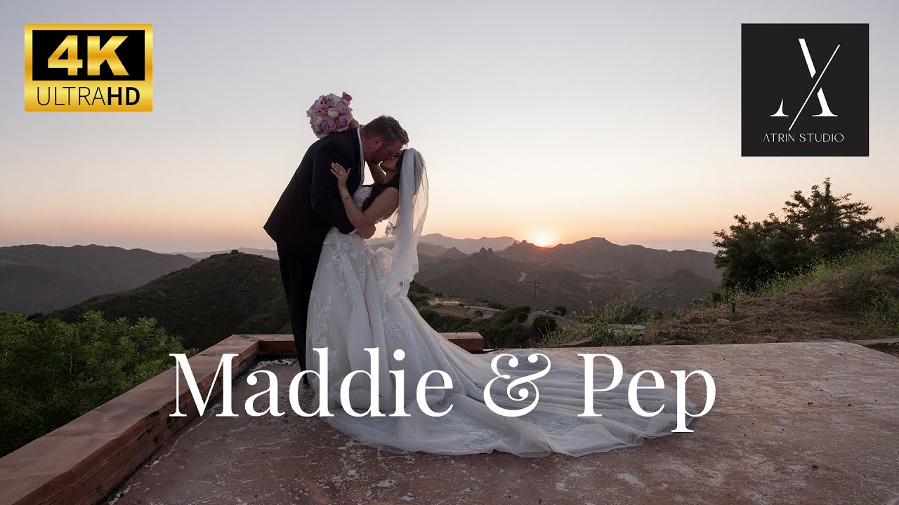 Maddie & Pep – Malibu Sunset Kiss | 4K Wedding Film by Atrin Studio