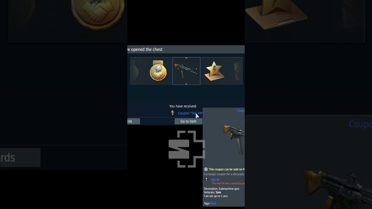 StG 44 from Dragon Box in War Thunder Open Loot Crate Casino
