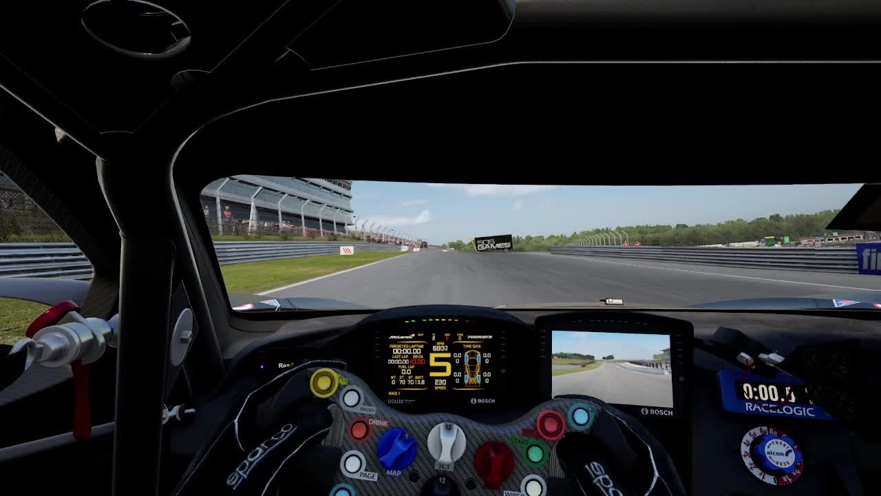 Руководство по трассе ACC Brands Hatch McLaren 720S GT3 Evo 2023 (сухая трасса) (быстрые круги + ...