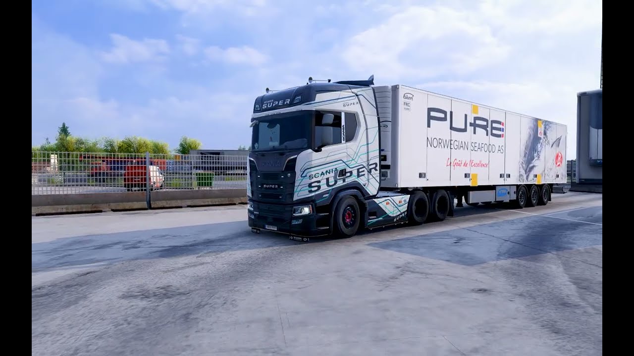 ETS2 v1.57.x | Scania S560 DC16 V8 | Snowy Moon Lighting Improvements v2.0.37 | Moza R5