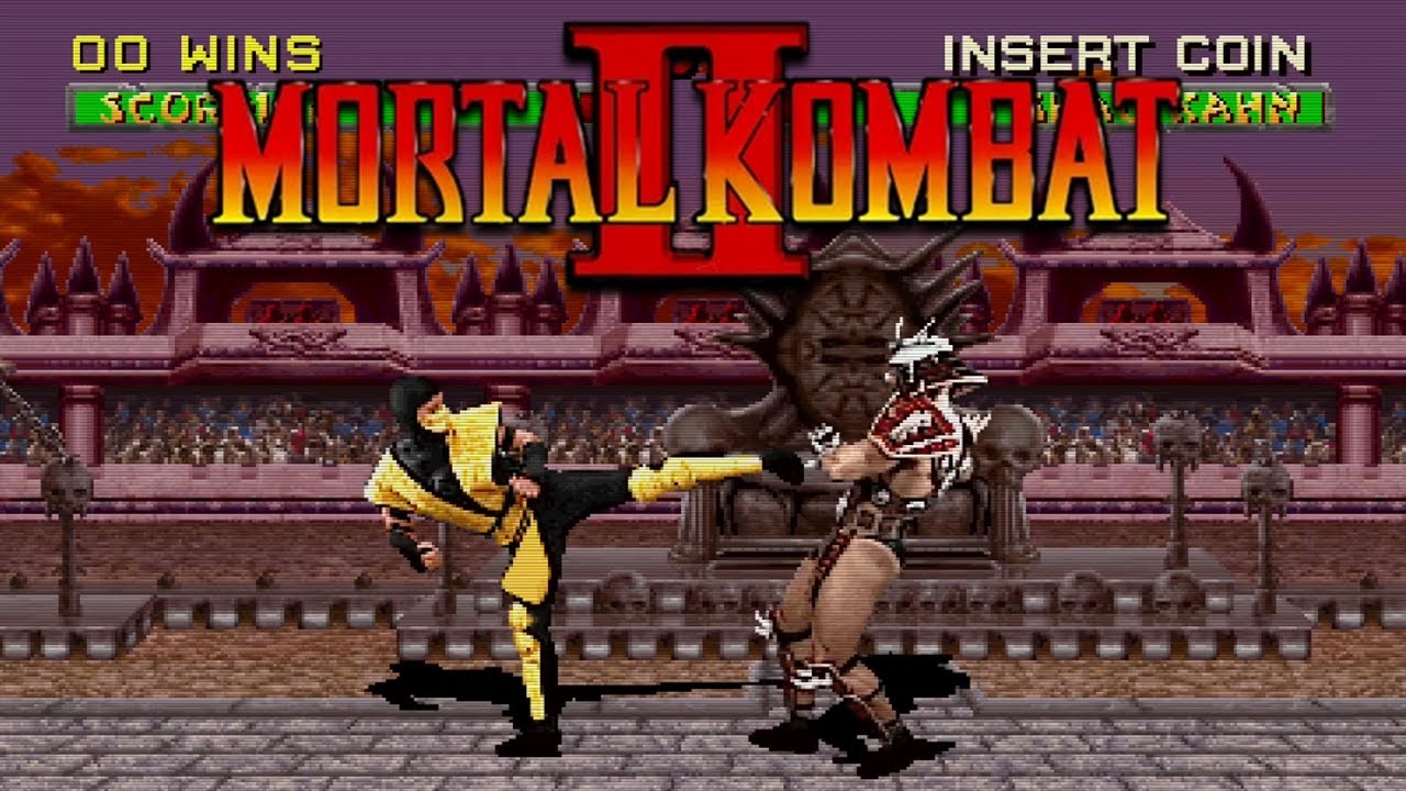Mortal Kombat II - Scorpion vs. Shao Kahn (Easy Strategy)