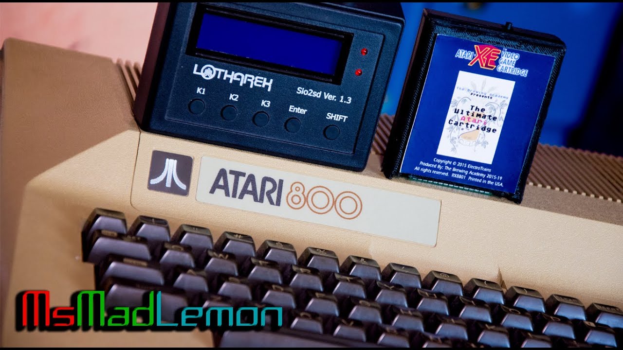 Atari 800 - SIO2SD & The Ultimate Cartridge