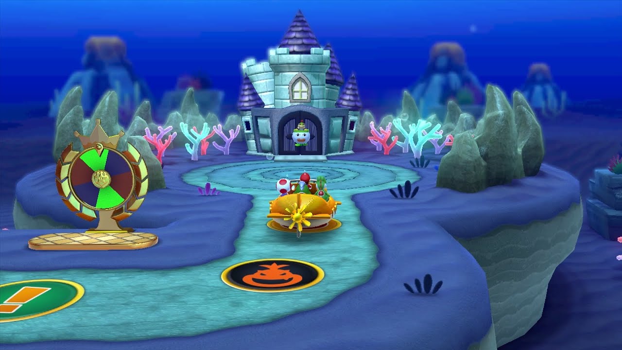 Mario Party 10 Mario Party #866 Toad vs Spike vs Yoshi vs Mario Whimsical Waters Master Difficulty