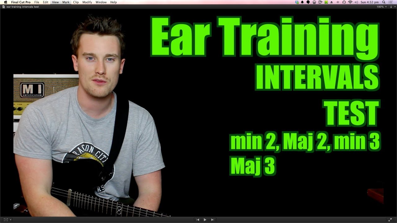 Ear Training: Intervals Test: minor 2 Major 2 minor 3 Major 3