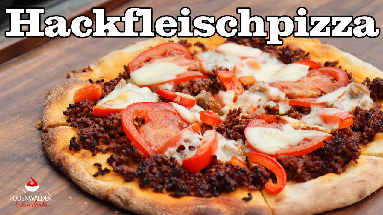 Hackfleisch Pizza - es geht auch ohne Salami