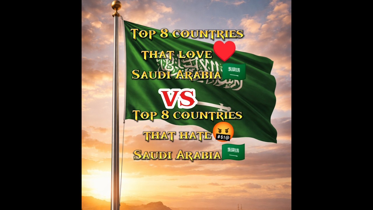 Saudi Arabia&rsquo;s Biggest Allies vs Biggest Rivals (Top 8)#shorts#saudiarabia