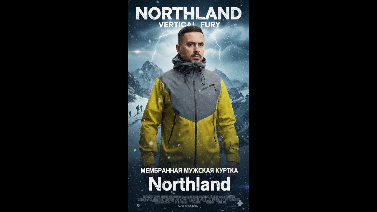Мужская мембранная куртка Northland. Обзор штормовки для походов.