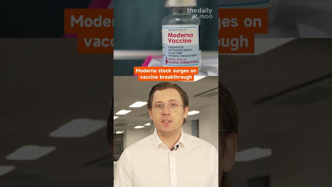 Акции Moderna взлетели на фоне прорыва в разработке вакцины #новостифондовогорынка