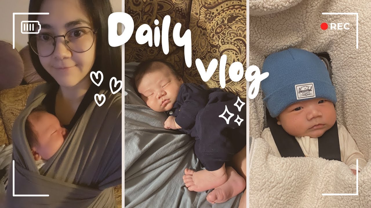 First Outing Postpartum | GRWM, Costco, and Mall mini adventure | International Couple 국제 결혼, 캐나다 일상