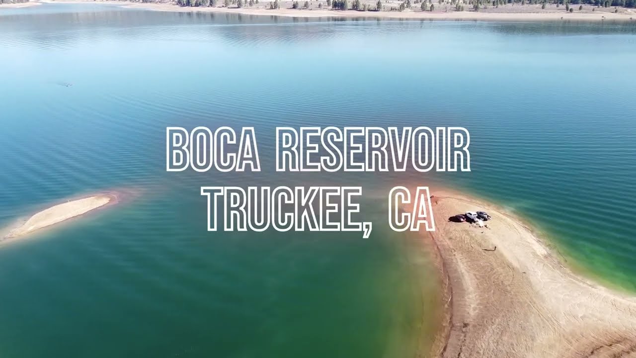 Boca Reservoir AMAZING drone footage. Fishing and lake views