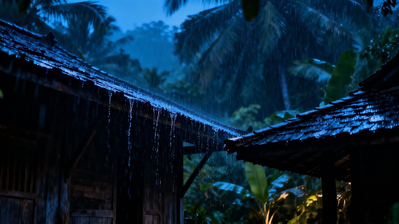 No Ads Rain Sounds for Sleeping - ASMR Rain and Thunder Sounds For Sleeping, Relaxing