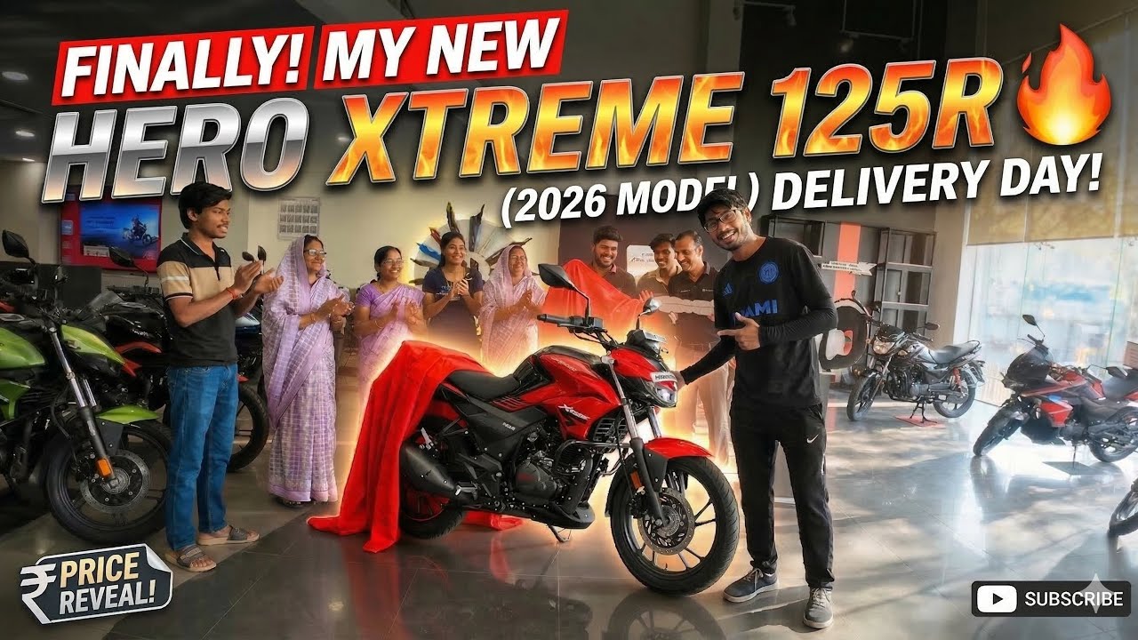 Taking Delivery of 2026 Hero Xtreme 125R 🔥 | Xtreme 125R Delivery | Dual Chennal ABS Model 2026