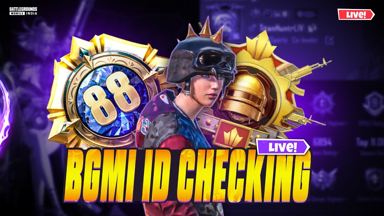 DAY - 34🔥BGMI iD CHECKING LIVE  👑kaun hai asli sher  #shortsfeed 